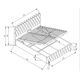 Gulta BELINDA new 160 Dark Grey Bed, 8 image