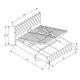 Gulta BELINDA new 180 Grey Bed, 8 image