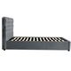 Gulta BELINDA new 160 Dark Grey Bed, 4 image