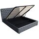 Gulta BELINDA new 160 Dark Grey Bed, 5 image