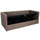 Gulta CAMILA 90 Brown / Olive Green Bed, 2 image