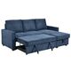 Divans CLEO Blue Burlap Corner Sofa, изображение 3