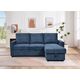 Divans CLEO Blue Burlap Corner Sofa, изображение 6