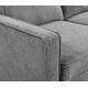 Divans CLEO Grey Burlap Corner Sofa, изображение 5