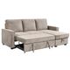 Divans CLEO Light Brown Burlap Corner Sofa, изображение 3