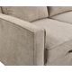 Divans CLEO Light Brown Burlap Corner Sofa, изображение 5