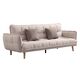 Divans DIONIS Beige Linen Sofa