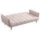 Divans DIONIS Beige Linen Sofa, изображение 2