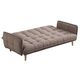 Divans DIONIS Brown Linen Sofa, изображение 2