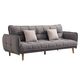 Divans DIONIS Grey Linen Sofa