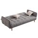 Divans DIONIS Grey Linen Sofa, 3 image