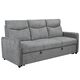 Divans LUMEN Dark Grey Burlap Sofa