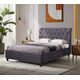 Gulta RIVIERA 140 Dark Grey Bed, изображение 5