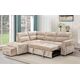 Divans ROCCO Beige Left Chenille Corner Sofa, изображение 6
