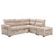 Divans ROCCO Beige Right Chenille Corner Sofa