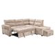Divans ROCCO Beige Right Chenille Corner Sofa, изображение 3