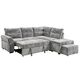 Divans ROCCO Light Grey Right Chenille Corner Sofa, изображение 3