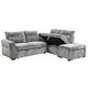 Divans ROCCO Light Grey Right Chenille Corner Sofa, изображение 4