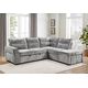 Divans ROCCO Light Grey Right Chenille Corner Sofa, изображение 5
