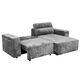 Divans RUFUS Dark Grey Chenille Corner Sofa, изображение 2