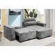Divans RUFUS Dark Grey Chenille Corner Sofa, изображение 5