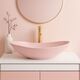 Rea Sanitary Umywalka nablatowa Rea Royal Powder Pink Matt, 2 image