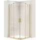 Rea Sanitary Kabina Prysznicowa REA Montana Double Złota Szczotkowana 80x80