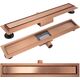 Rea Sanitary Odpływ Liniowy REA Neox brush copper 90