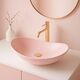 Rea Sanitary Umywalka nablatowa Rea Royal Powder Pink Matt, 3 image