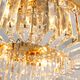 Toolight LAMPA KRYSZTAŁOWA PLAFON APP1729-8C 60 cm ZŁOTA, 3 image