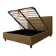 Gulta VALENCIA 180 Brown / Olive Green Bed, 4 image
