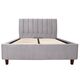 Gulta VALENCIA 140 Light Grey Bed, 2 image