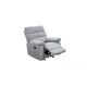 Krēsls 51358M Grey Glider Recliner Armchair, 4 image