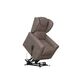Krēsls GINGER Dark Brown Leather Armchair, 10 image
