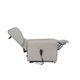 Krēsls GINGER Light Grey Leather Armchair, 9 image