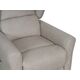 Krēsls GINGER Light Grey Leather Armchair, 12 image