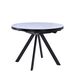 Galds LIBRA 100-130x75 White Matt Table, изображение 3