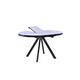 Galds LIBRA 100-130x75 White Matt Table, изображение 5