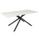 Galds LOTUS 180x90 White Marble Matt Table