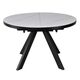 Galds LYRA 120-160x75 White Matt Table, изображение 6