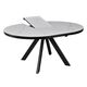 Galds LYRA 120-160x75 White Matt Table