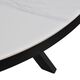 Galds LYRA 120-160x75 White Matt Table, изображение 3