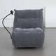 Krēsls MARCUS Grey Velour Armchair, 4 image