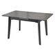 Galds OSTEN 120-160x80 Black Matt Table