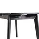 Galds OSTEN 120-160x80 Black Matt Table, изображение 2