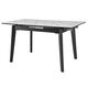 Galds OSTEN 110-140x80 White Gold Matt Table, изображение 3