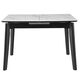 Galds OSTEN 110-140x80 White Gold Matt Table, изображение 2
