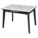 Galds OSTEN 110-140x80 White Gold Matt Table, изображение 13