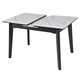 Galds OSTEN 110-140x80 White Gold Matt Table, изображение 14