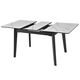 Galds OSTEN 140-180x80 White Gold Matt Table, изображение 4